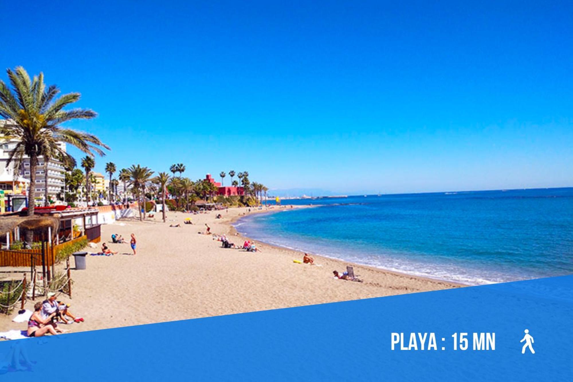 Appartement Spacieux Avec Terrasse Et Piscine Benalmádena Exterior foto